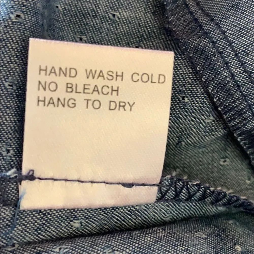 High Low Denim Top  - Picture 8 of 8